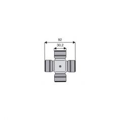 Croisillon circlips extérieurs 30.2 x 92 Croisillon circlips extérieurs 30.2 x 92