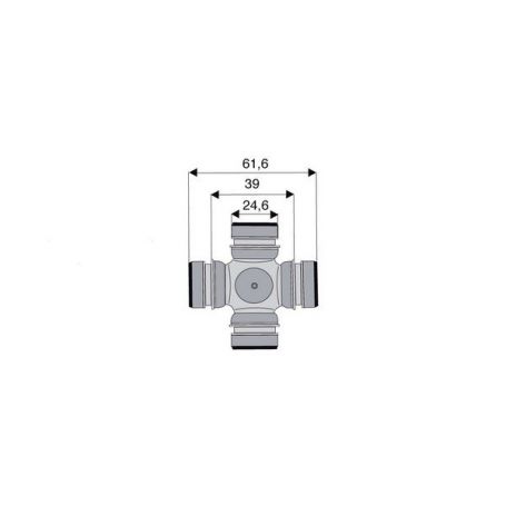 Croisillon circlips intérieurs 24.6 x 39 Croisillon circlips intérieurs 24.6 x 39