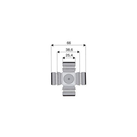Croisillon circlips intérieurs 25.4 x 38.6 Croisillon circlips intérieurs 25.4 x 38.6