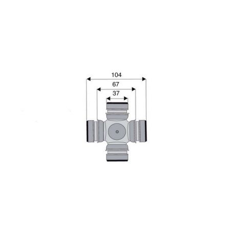 Croisillon circlips intérieurs 37 x 67 Croisillon circlips intérieurs 37 x 67
