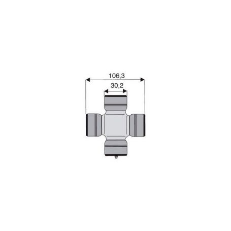 Croisillon circlips extérieurs 30.2 x 106.3 Croisillon circlips extérieurs 30.2 x 106.3