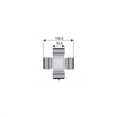 Croisillon circlips extérieurs 30.2 x 106.3 Croisillon circlips extérieurs 30.2 x 106.3