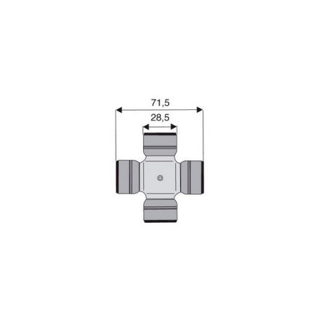 Croisillon circlips extérieurs 28.5 x 71.5 Croisillon circlips extérieurs 28.5 x 71.5