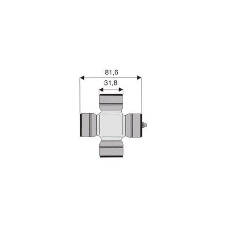 Croisillon circlips extérieurs 31.8 x 81.6 Croisillon circlips extérieurs 31.8 x 81.6