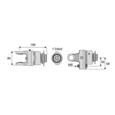 Limiteur boulon roue libre 27x74.6 Limiteur boulon roue libre 27x74.6