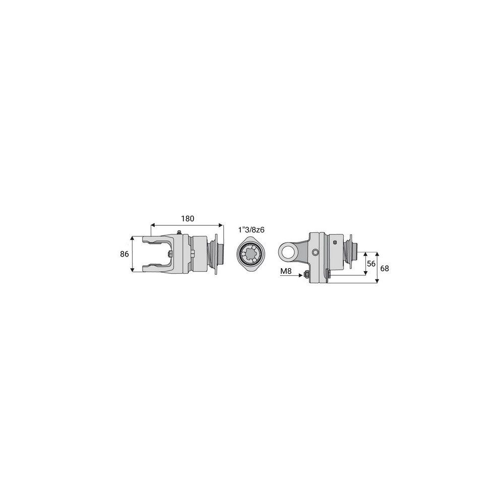 Limiteur boulon roue libre 27x74.6