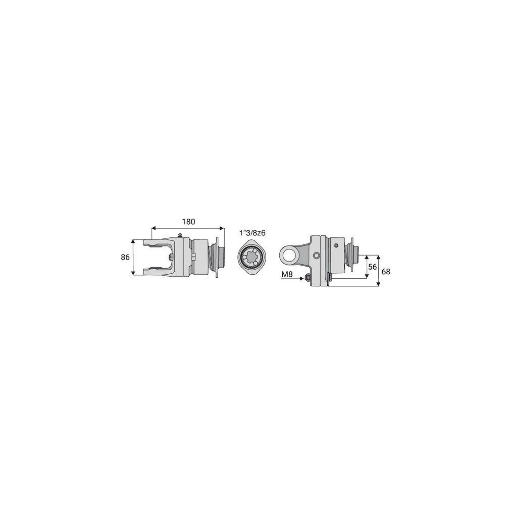 Limiteur boulon roue libre 30.2x80