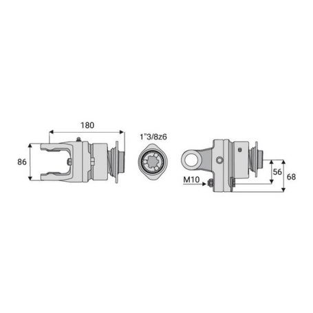 Limiteur boulon roue libre 30.2x80 Limiteur boulon roue libre 30.2x80