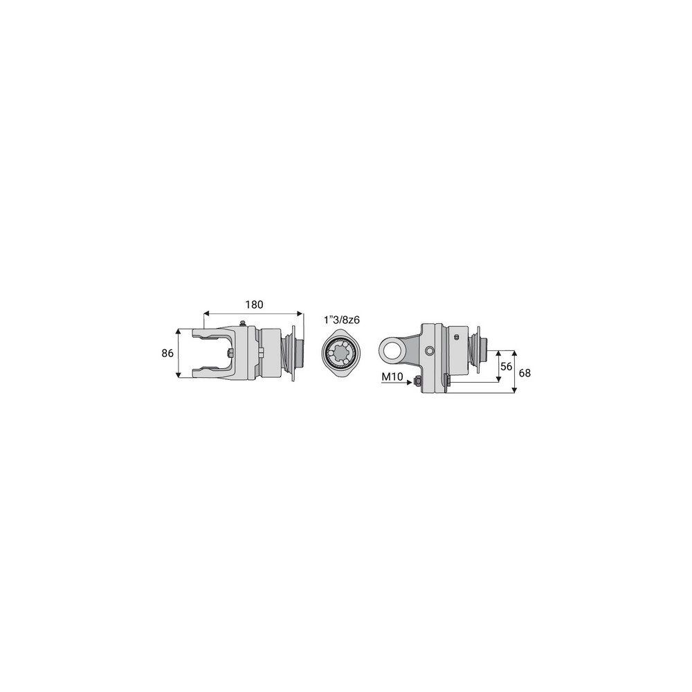 Limiteur boulon roue libre 30.2x80