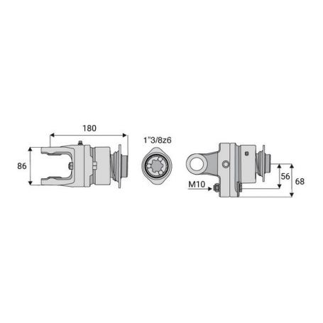 Limiteur boulon roue libre 32x76 Limiteur boulon roue libre 32x76
