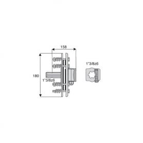 Limiteur à friction Arbre 1"3/8z6