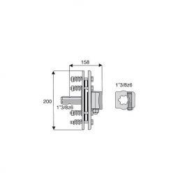 Limiteur à friction Arbre 1"3/8z6