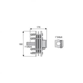 Limiteur à friction Arbre 1"3/8z6