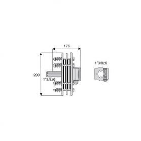 Limiteur à friction Arbre 1"3/8z6
