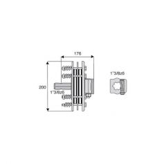 Limiteur à friction Arbre 1"3/8z6