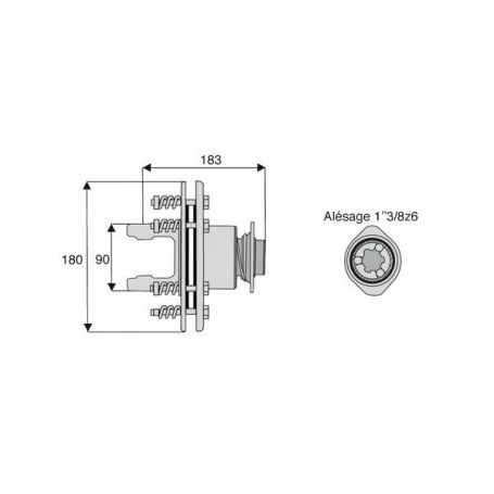 Limiteur à friction roue libre incorporée
