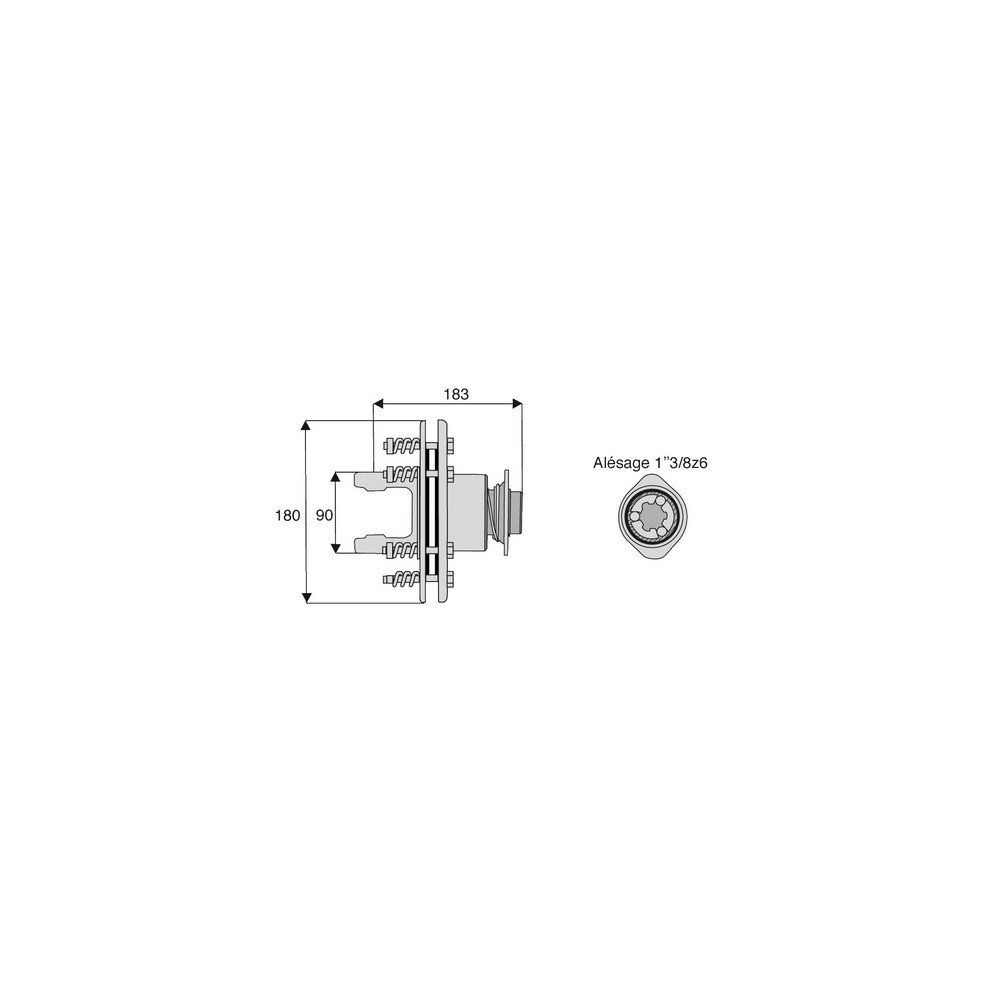 Limiteur à friction roue libre incorporée