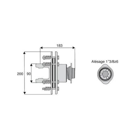Limiteur à friction roue libre incorporée
