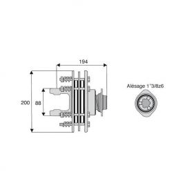 Limiteur à friction roue libre incorporée