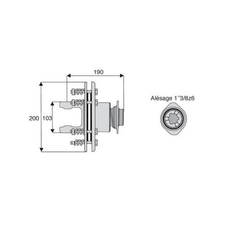 Limiteur à friction roue libre incorporée