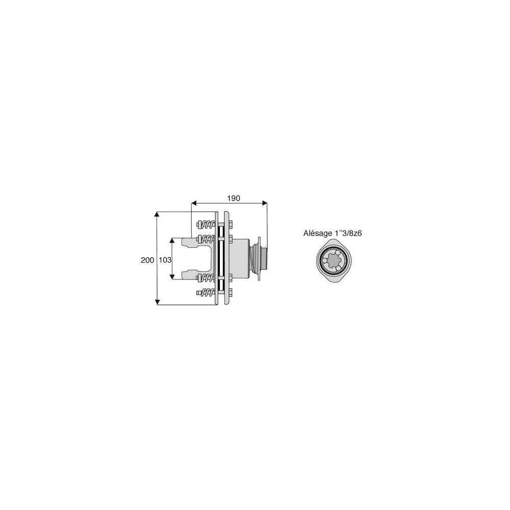 Limiteur à friction roue libre incorporée