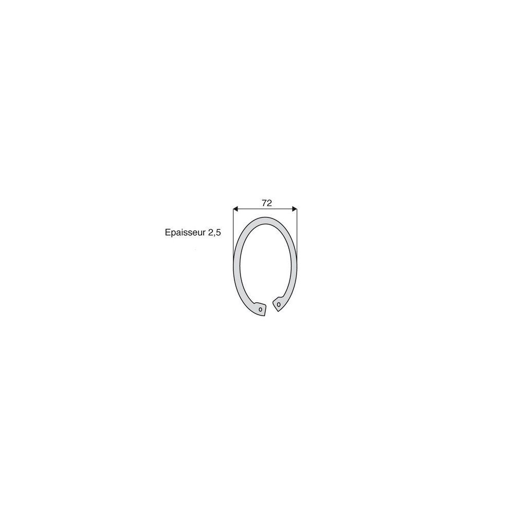 Circlips avec alésage 1"3/8z6 - z21