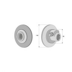 MOYEU LIMITEUR F1 1"3/8 6 CANNELURES Ø140MM MOYEU LIMITEUR F1 1"3/8 6 CANNELURES Ø140MM
