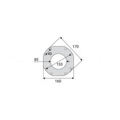 DISQUE INTERMÉDIAIRE EXT 170 INT 85 DISQUE INTERMÉDIAIRE EXT 170 INT 85