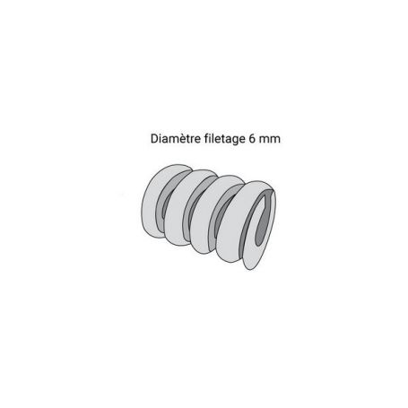 RESSORT Ø22.5MM FILETAGE Ø6MM