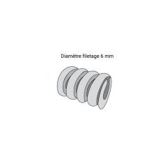 RESSORT Ø22.5MM FILETAGE Ø6MM