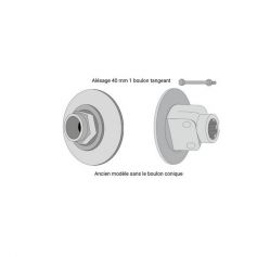 MOYEU F4 ALESAGE 40 A BOULON TANGEANT POUR LIMITEUR A FRICTION MOYEU F4 ALESAGE 40 A BOULON TANGEANT POUR LIMITEUR A FRICTION