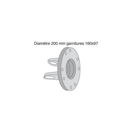 MÂCHOIRE À PLATEAU LIMITEUR Ø200MM MÂCHOIRE À PLATEAU LIMITEUR Ø200MM