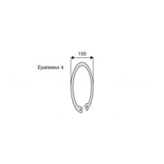 Circlips avec diamètre extérieur 150 Circlips avec diamètre extérieur 150