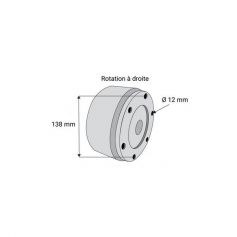 Boitier pour limiteur à cames débrayable avec alésage Boitier pour limiteur à cames débrayable avec alésage