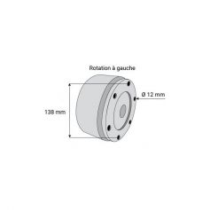 Boitier pour limiteur à cames débrayable avec alésage Boitier pour limiteur à cames débrayable avec alésage