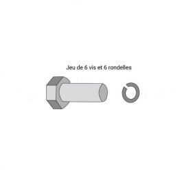 Vis et rondelles avec diamètre extérieur 12