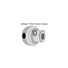 Moyeu limiteur à cames débrayable avec alésage 1"3/8z21