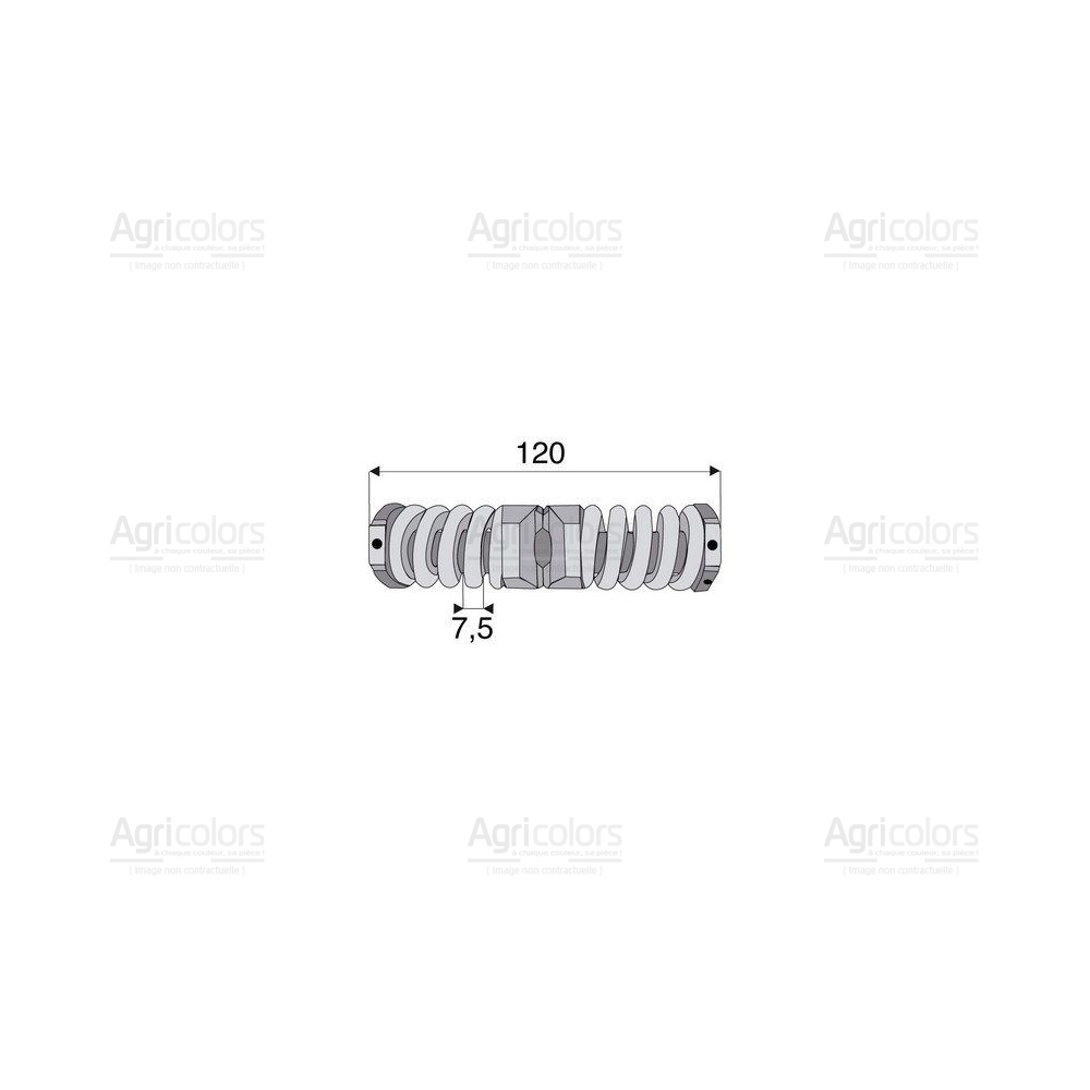 Kit Ressort de Tarage avec alésage 7.5
