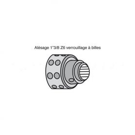 Moyeu Limiteur en Etoile avec alésage 1"3/8z6