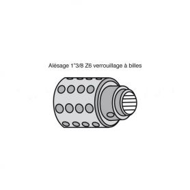 Moyeu Limiteur en Etoile avec alésage 1"3/8z6