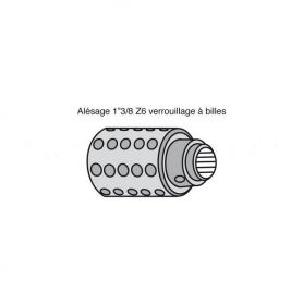 Moyeu Limiteur en Etoile avec alésage 1"3/8z6
