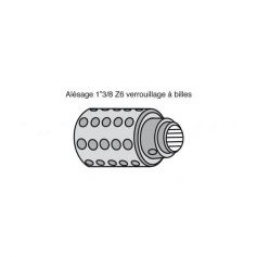 Moyeu Limiteur en Etoile avec alésage 1"3/8z6 Moyeu Limiteur en Etoile avec alésage 1"3/8z6