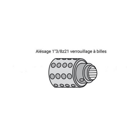Moyeu Limiteur en Etoile avec alésage 1"3/8z21 Moyeu Limiteur en Etoile avec alésage 1"3/8z21