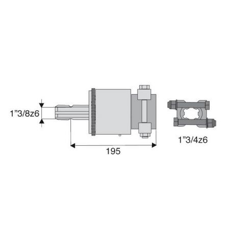 Roue libre avec alésage 1"3/4z6 Roue libre avec alésage 1"3/4z6