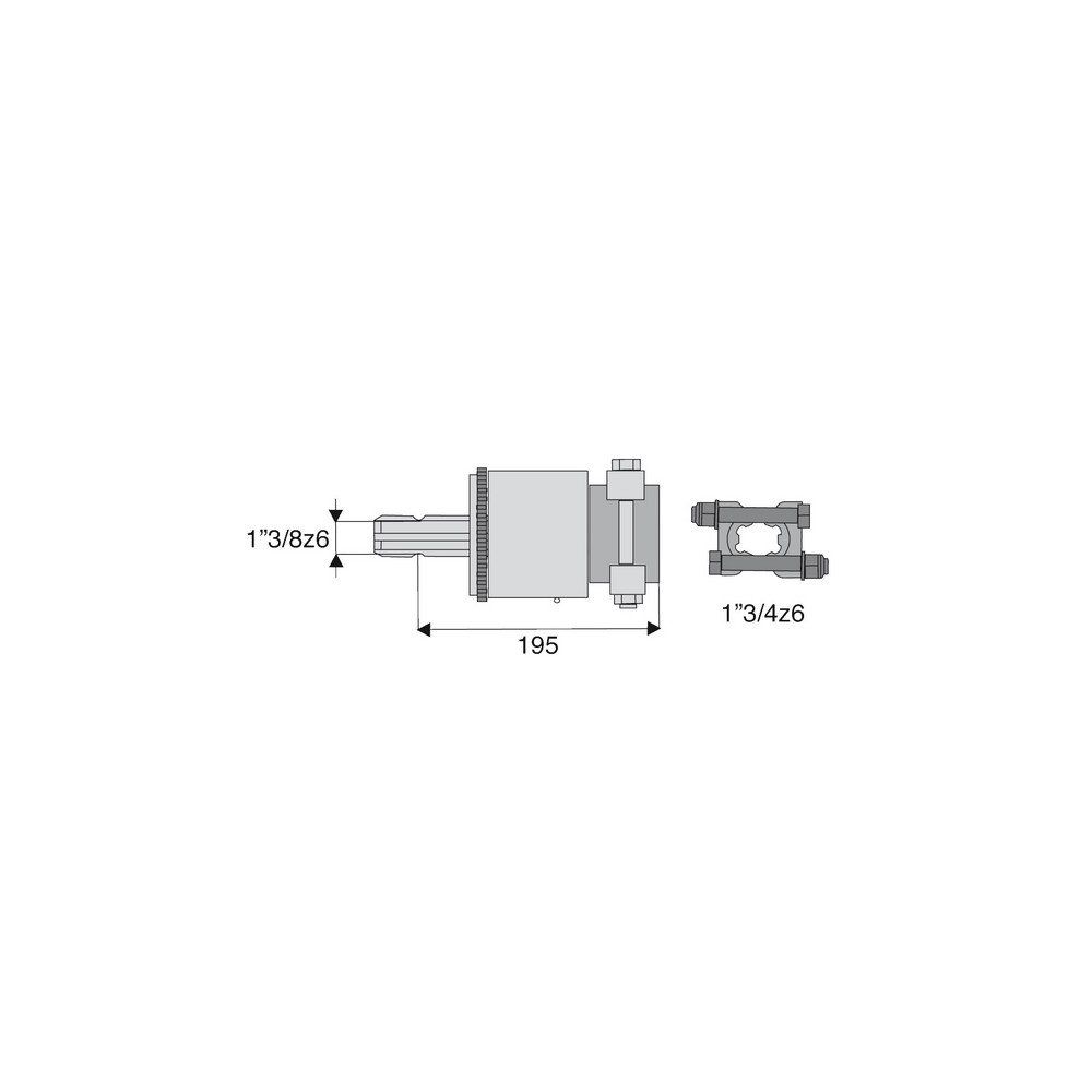Roue libre avec alésage 1"3/4z6