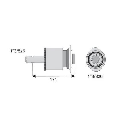 Roue libre avec alésage 1"3/8z6 Roue libre avec alésage 1"3/8z6