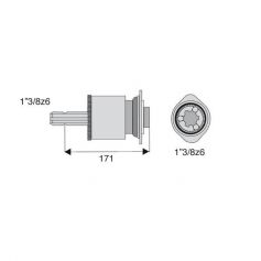 Roue libre avec alésage 1"3/8z6 Roue libre avec alésage 1"3/8z6