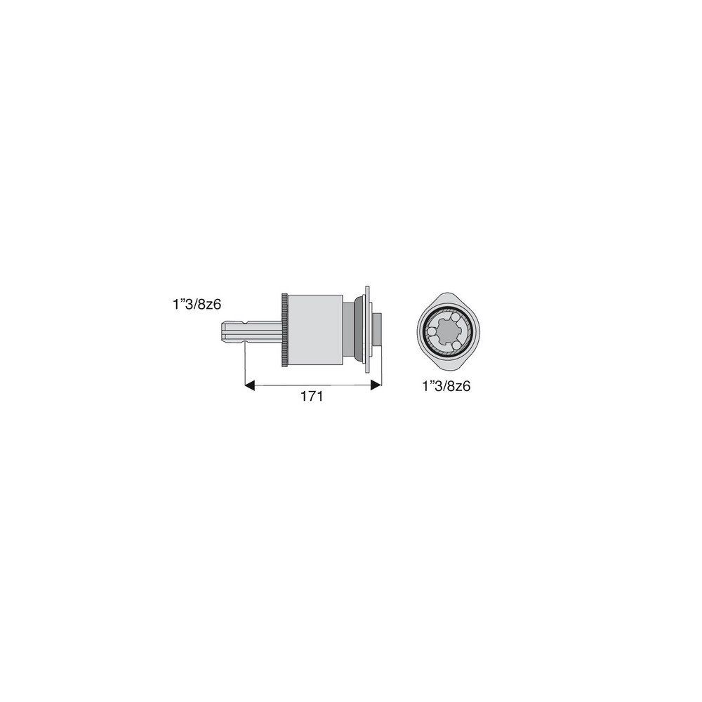 Roue libre avec alésage 1"3/8z6