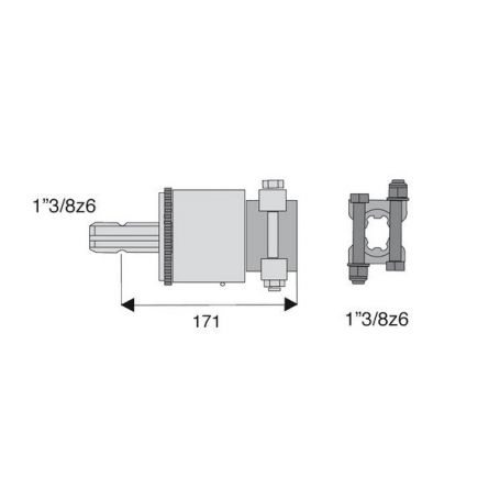 Roue libre avec alésage 1"3/8z6 Roue libre avec alésage 1"3/8z6