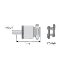 Roue libre avec alésage 1"3/8z6 Roue libre avec alésage 1"3/8z6